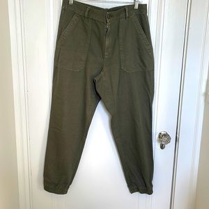 Gap cotton linen joggers